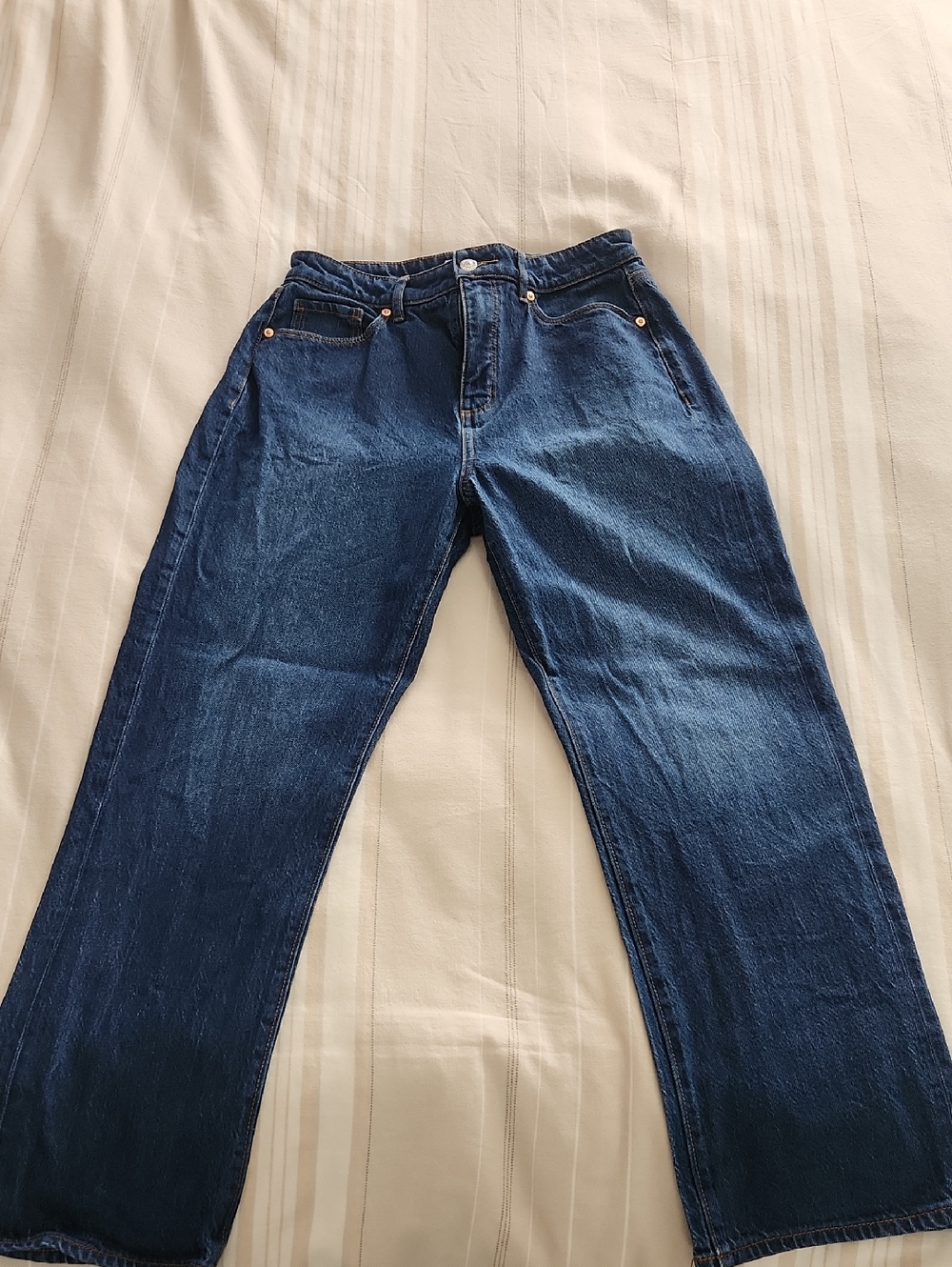 LOFT Medium Blue Denim High Waist Jeans